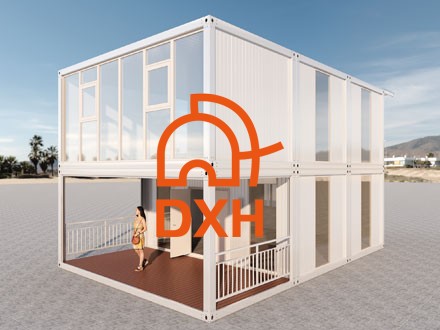 Casestudy: Wit containerhuis met twee verdiepingen